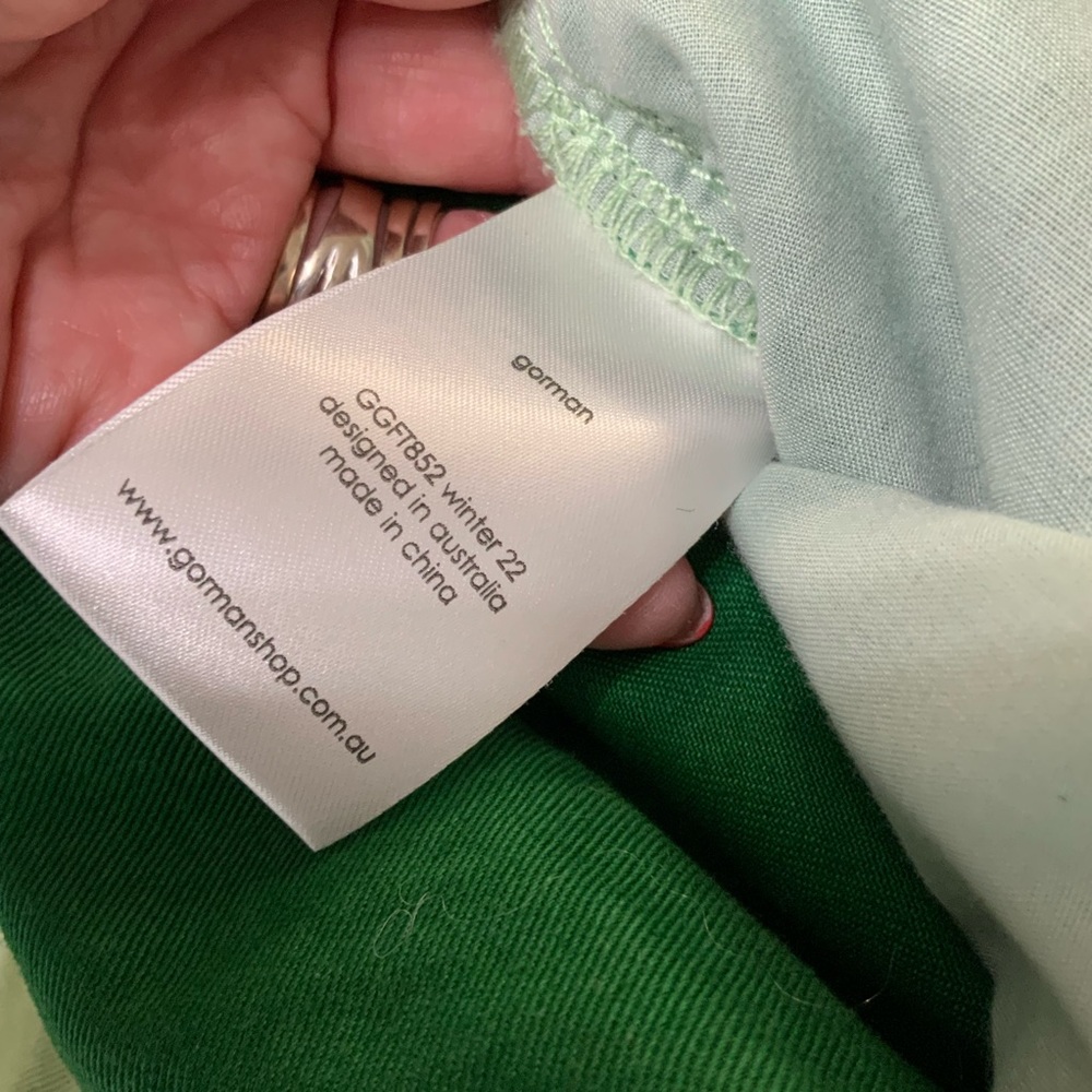 Gorman UK 6 US 2 Dee Green Colorblock Boiler Suit Coveralls Jumpsuit Pockets - Picture 8 of 9